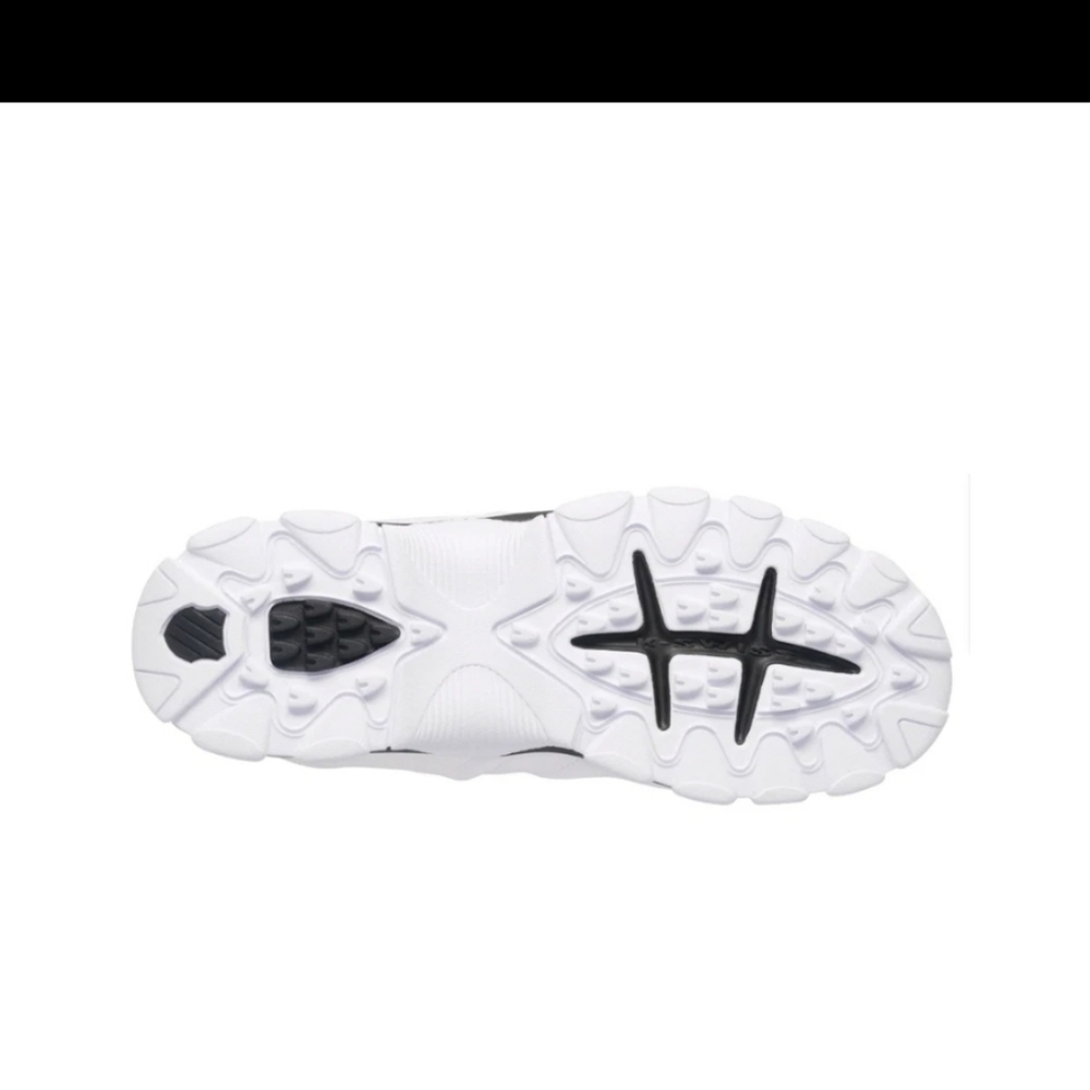 K-Swiss Men's ST329 CMF Leather Tennis Sneaker White/Black - Picture 3 of 7
